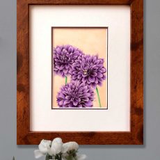Purple Dahlia Art