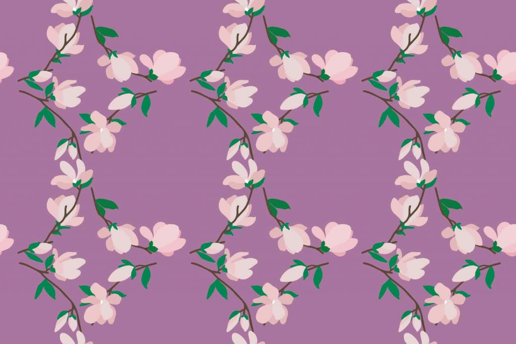 Magnolia Trellis Pattern