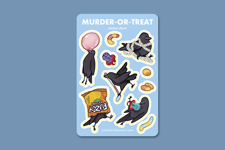 Murder-or-Treat Sticker Sheet (Preorder)