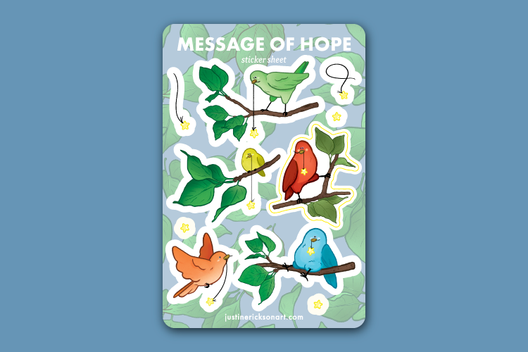 Message of Hope Sticker Sheet (PREORDER)
